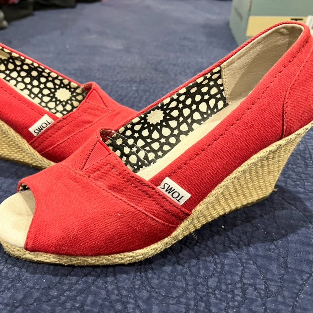 Toms Michelle Wedge Espadrilles